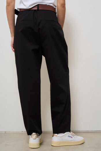 Pantalone donna carrot fit nero - 6