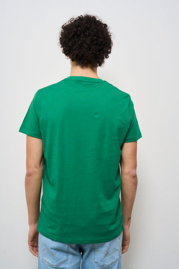 T-shirt uomo girocollo verde - 3