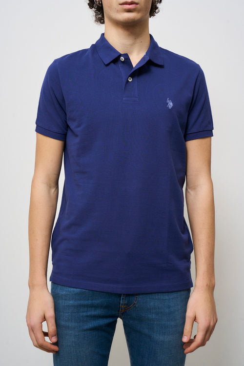 Polo uomo blu - 1