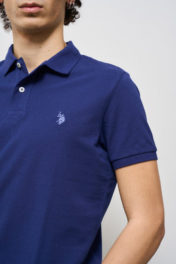 Polo uomo blu - 3