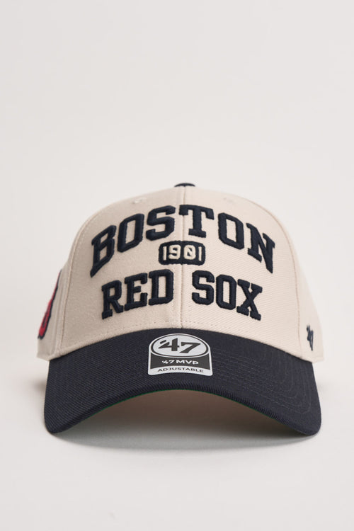 Cappello uomo Boston beige e nero - 1