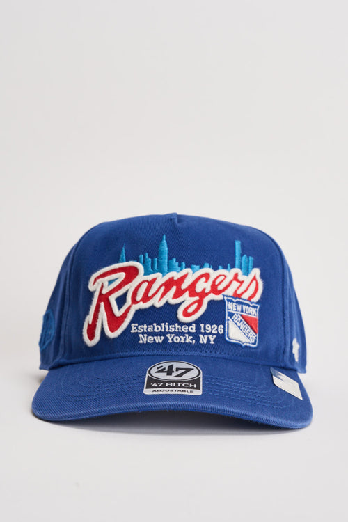 Cappello uomo baseball Rangers blu