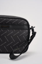 Pochette uomo nera con stampa all-over XM002600 AF22654MC028 ARMANI EXCHANGE 