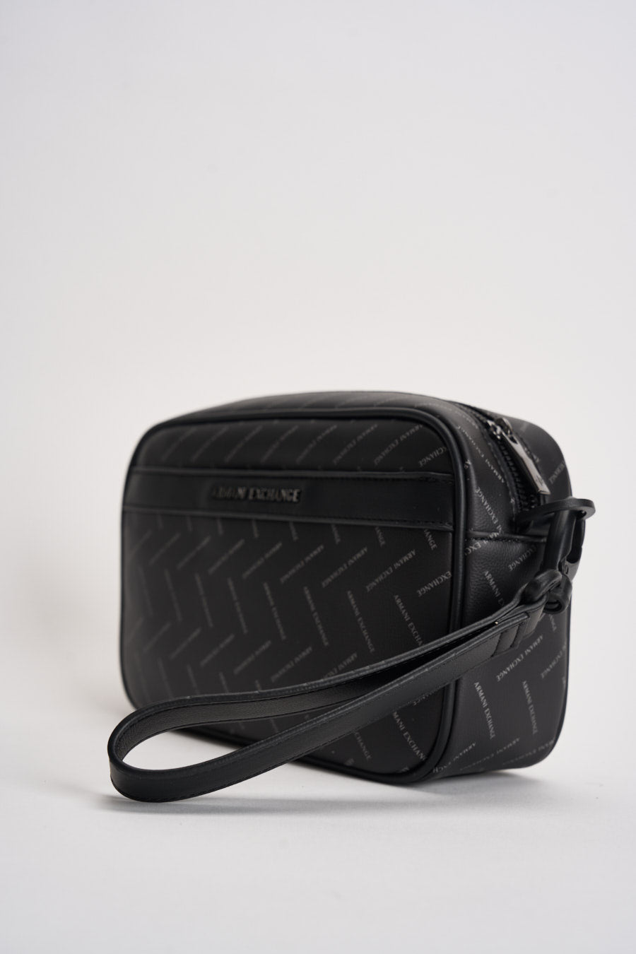 Pochette uomo nera con stampa all-over XM002600 AF22654MC028 ARMANI EXCHANGE 