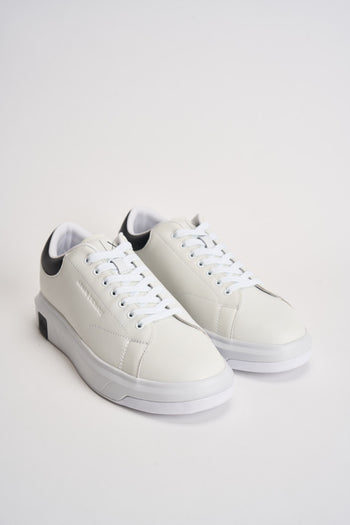 Sneakers in pelle uomo bianca - 3