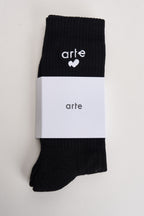 Calze uomo con logo nere. 198M 1 ARTE ANTWERP 