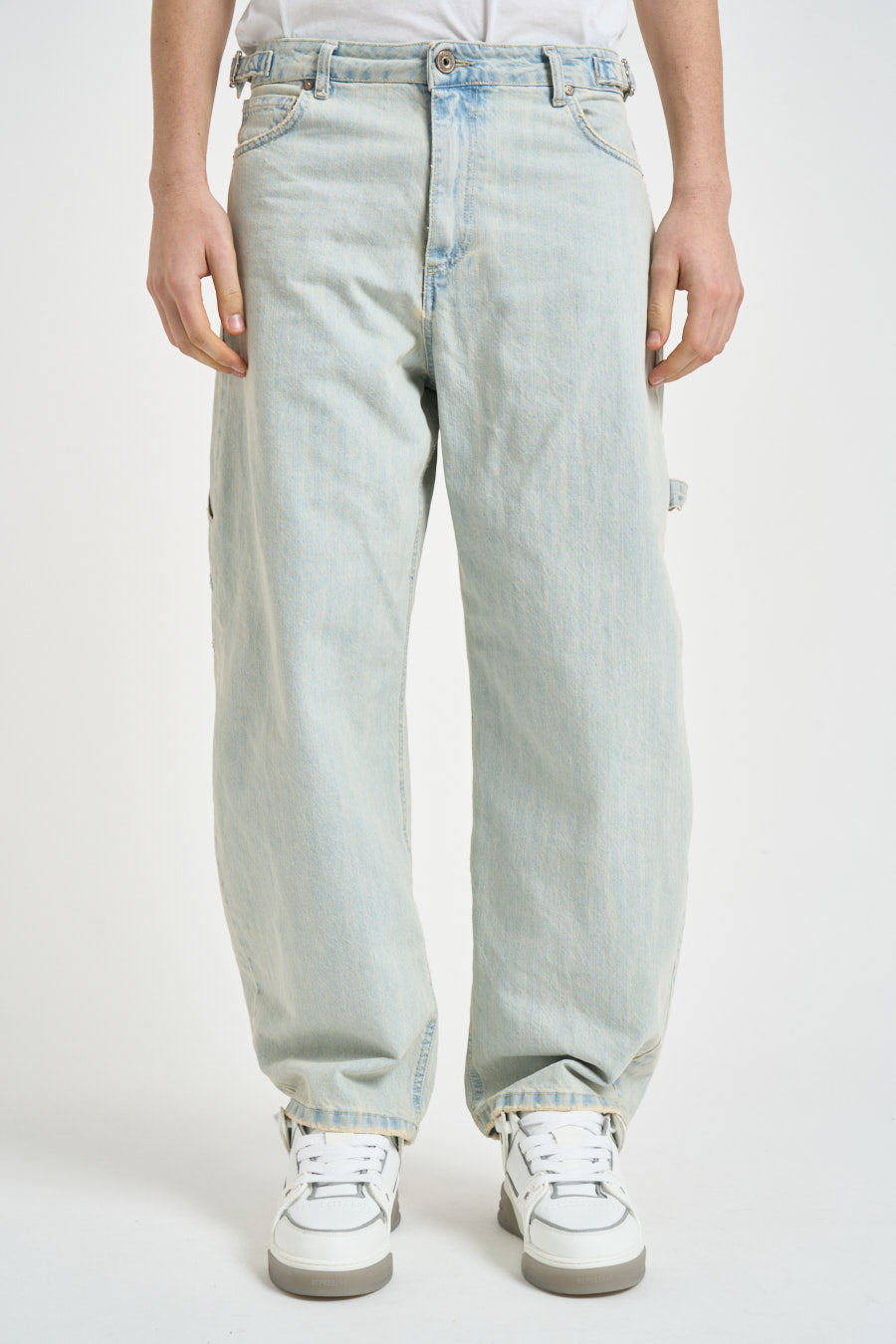 Jeans uomo ampio in denim chiaro 261201 30 BERNA 
