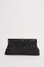 Borsa donna clutch con strass nera FRANCESCA NERO CAFFÈ NERO 