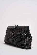 Borsa donna clutch con strass nera FRANCESCA NERO CAFFÈ NERO 