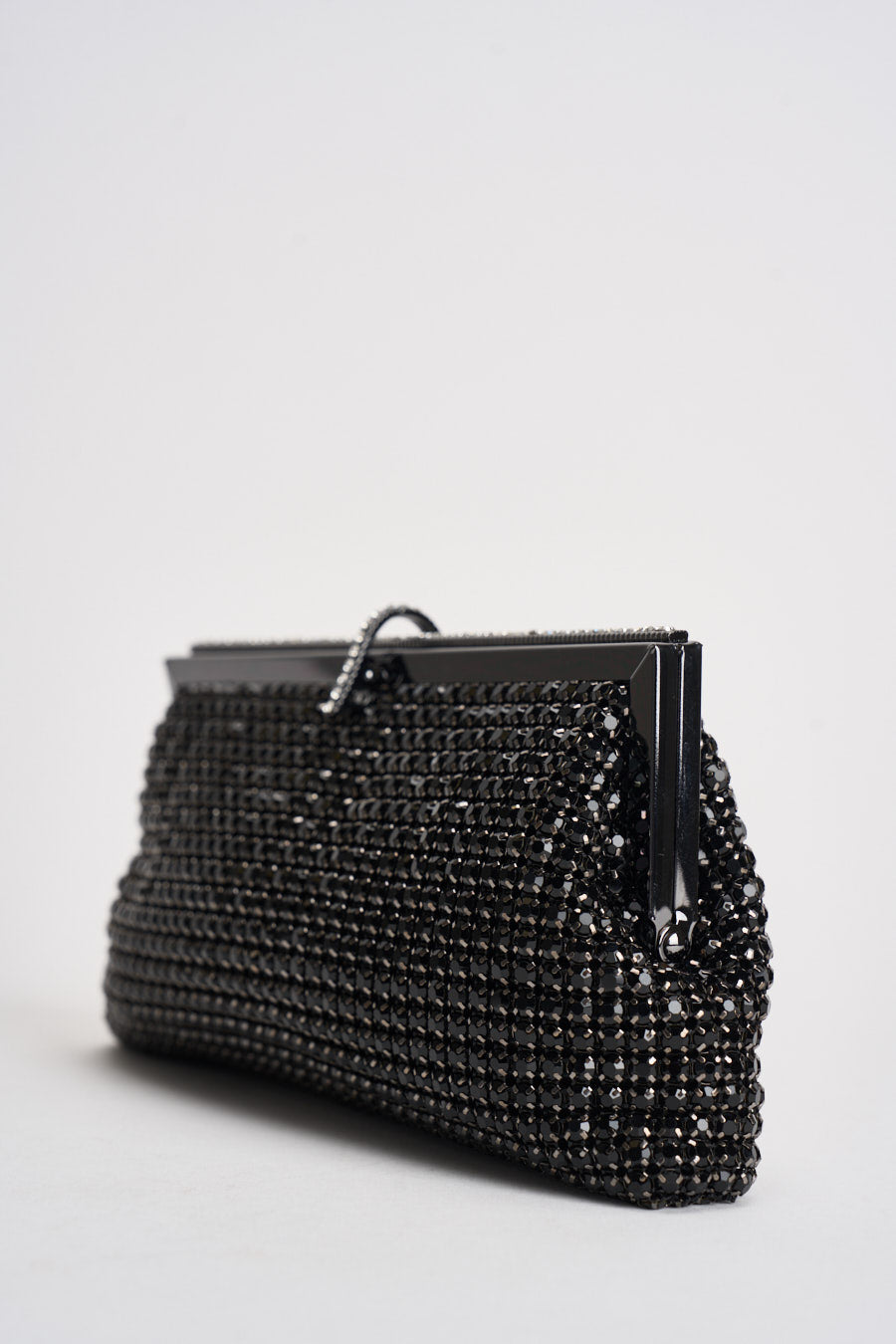 Borsa donna clutch con strass nera FRANCESCA NERO CAFFÈ NERO 