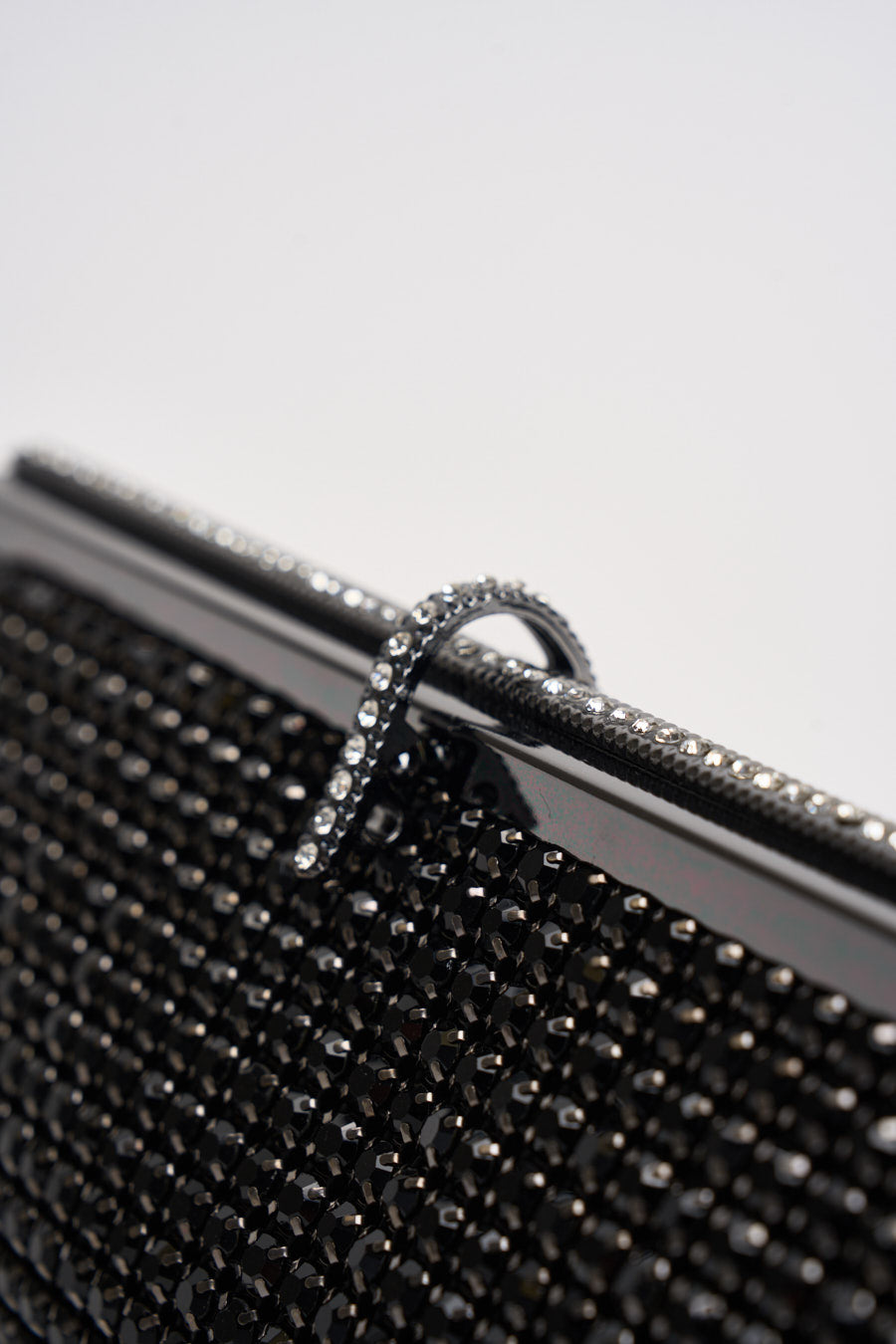 Borsa donna clutch con strass nera FRANCESCA NERO CAFFÈ NERO 