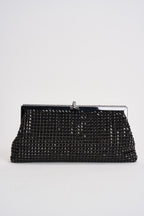 Borsa donna clutch con strass nera FRANCESCA NERO CAFFÈ NERO 