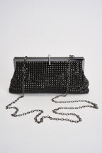 Borsa donna clutch con strass nera FRANCESCA NERO CAFFÈ NERO 