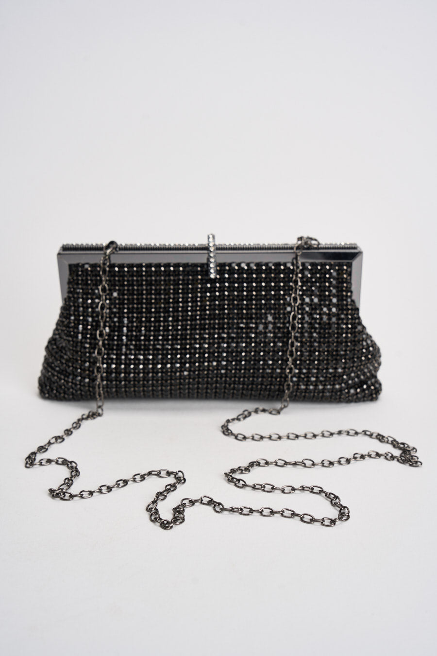 Borsa donna clutch con strass nera FRANCESCA NERO CAFFÈ NERO 