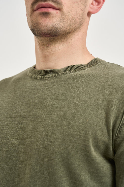 Maglia uomo in maglia verde - 2