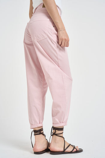 Pantalone donna regular rosa - 3