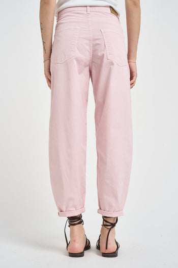 Pantalone donna regular rosa - 4