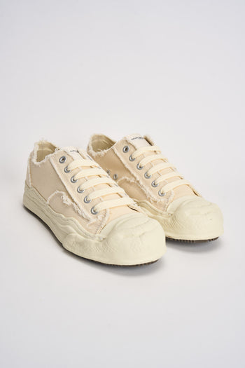 Sneakers uomo panna in canvas - 3