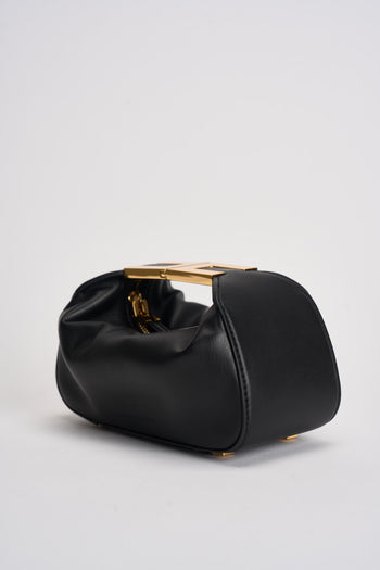 Borsa donna hobo piccola nera - 3
