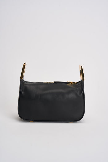 Borsa donna hobo piccola nera - 5