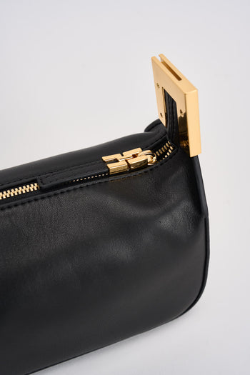 Borsa donna hobo piccola nera - 6