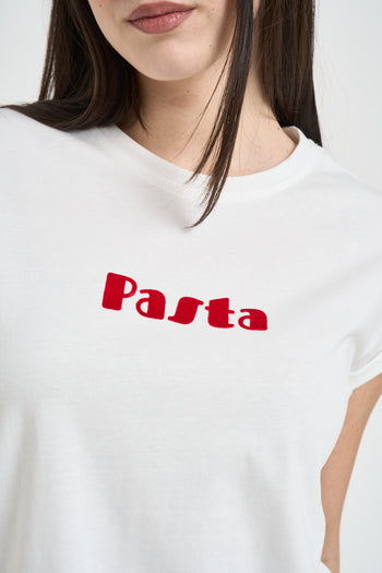 T-shirt donna girocollo bianca - 3