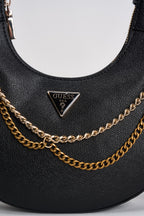 Borsa donna a spalla nera con charms HWBG98 99180BLACK GUESS 