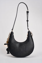 Borsa donna a spalla nera con charms HWBG98 99180BLACK GUESS 