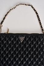 Borsa donna nera trapuntata PW7556 P6174BLACK GUESS 