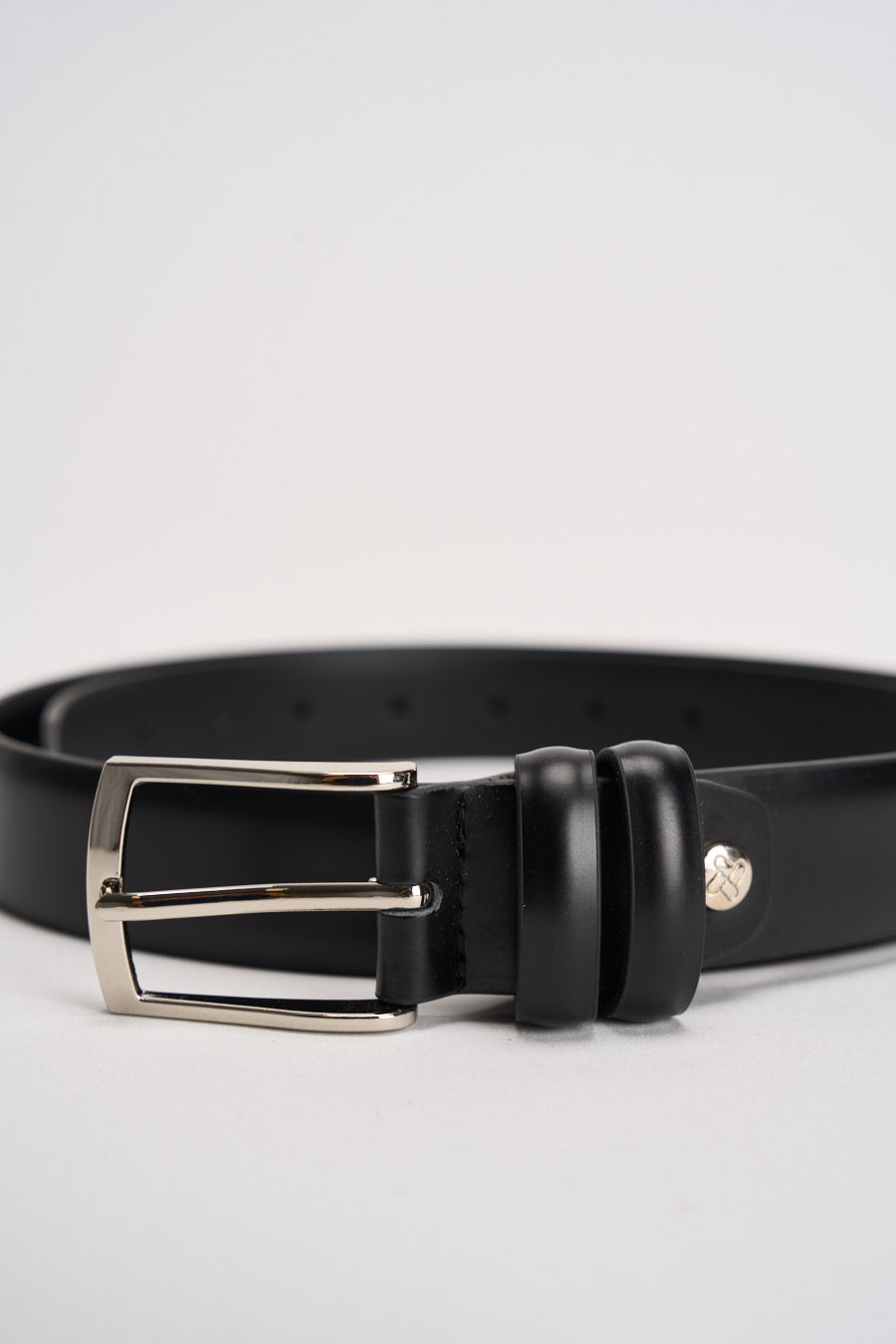 Cintura uomo nera in pelle 28556EI258  IMPERIAL 