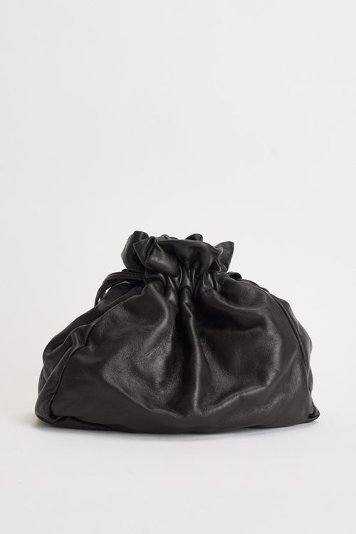 Borsa donna con coulisse marrone