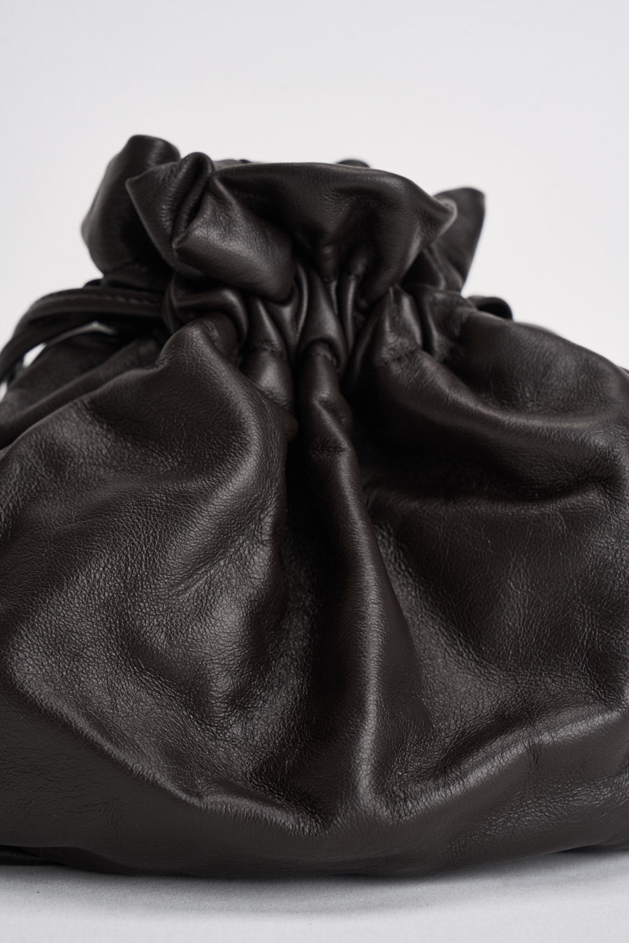 Borsa donna con coulisse marrone BB0216 MORO INCLOTH 