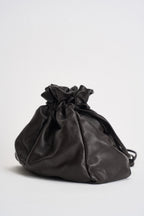 Borsa donna con coulisse marrone BB0216 MORO INCLOTH 