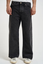 Jeans uomo in denim nero 12277996 BLACK JACK & JONES 