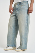 Jeans uomo wide leg in denim chiaro 12278009 BLUE DENIM JACK & JONES 