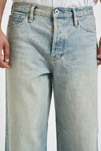 Jeans uomo wide leg in denim chiaro 12278009 BLUE DENIM JACK & JONES 