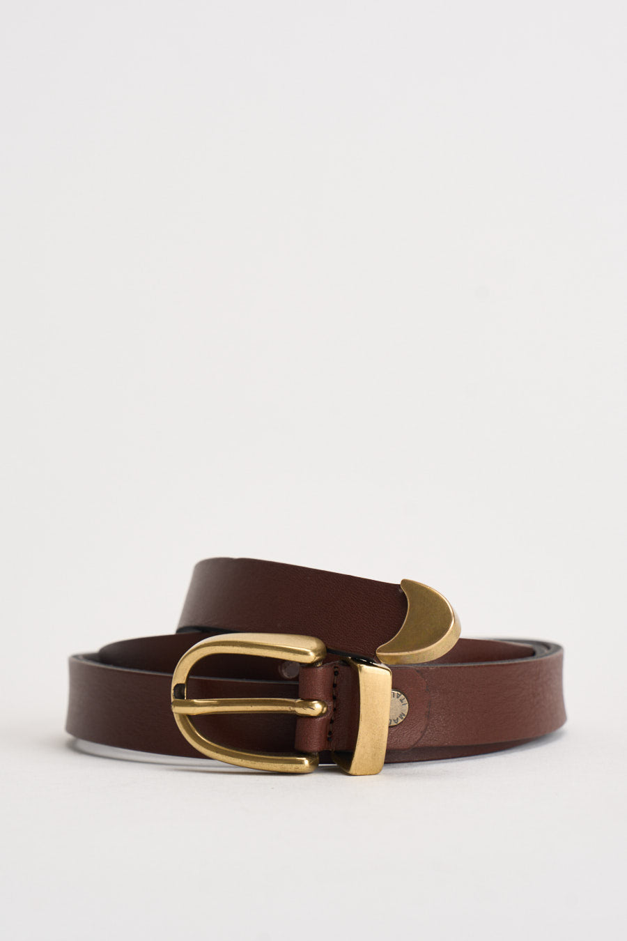 Cintura donna minimal marrone KXCI2723 CIOCCOLATO KIKISIX 