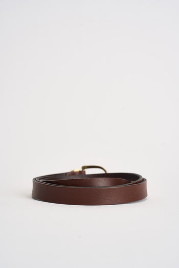 Cintura donna minimal marrone - 3