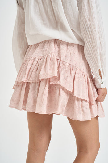 Gonna donna a balze rosa - 3