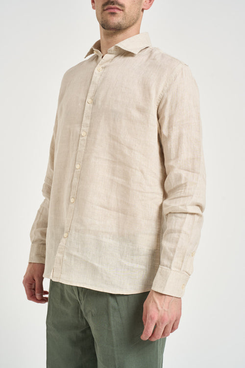 Camicia uomo in lino corda