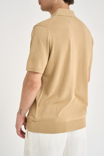 Polo uomo in maglia lavorata corda - 4