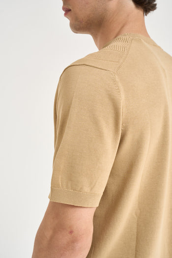 T-shirt uomo in maglia lavorata corda - 4