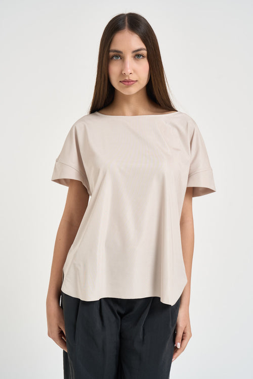 T-shirt donna burro
