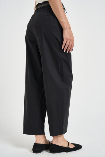 Pantalone donna barrel fit nero - 5