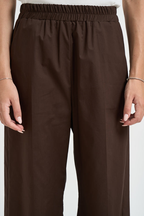 Pantalone donna a gamba larga moro - 2