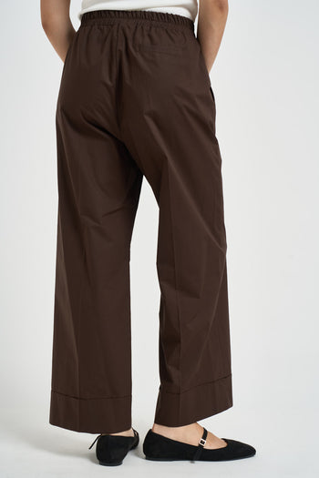 Pantalone donna a gamba larga moro - 4