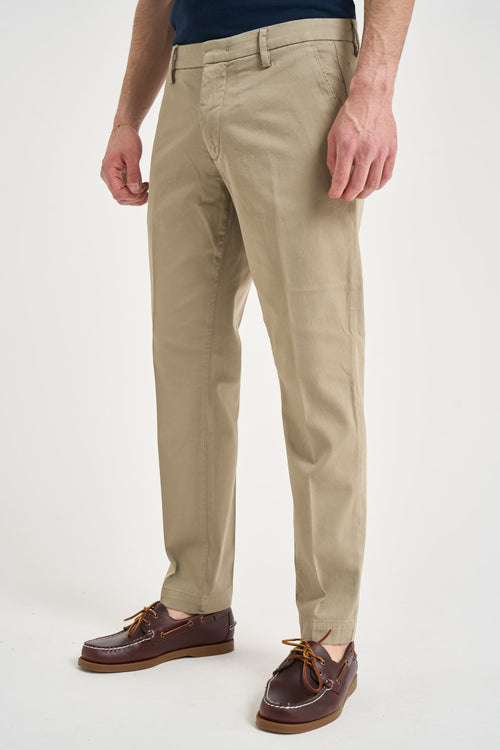 Pantalone uomo chino fango - 2