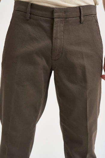Pantalone uomo chino marrone - 4