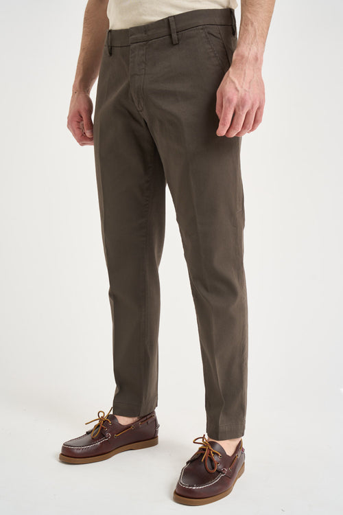 Pantalone uomo chino marrone - 1