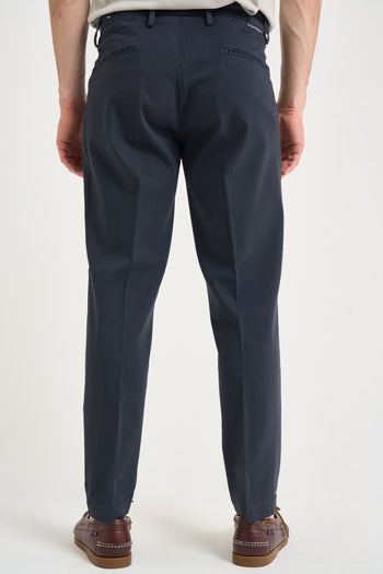 Pantalone uomo chino blu - 4